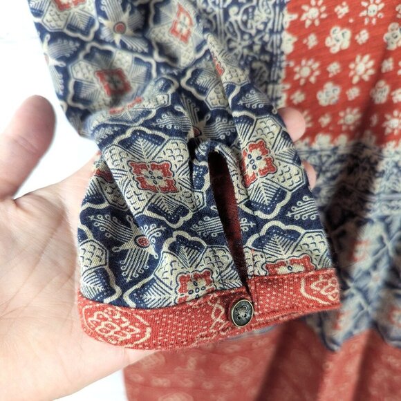 Lucky Brand Long Sleeve Bohemian Style Top - Small - Picture 3 of 6